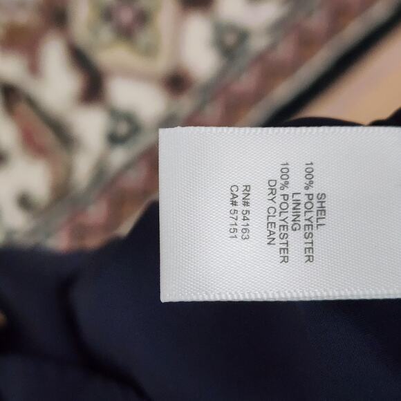 Eliza J Fit & Flare Lace Illusion Waltz Below the Knee Dress Black Women’s 12 - Picture 7 of 7